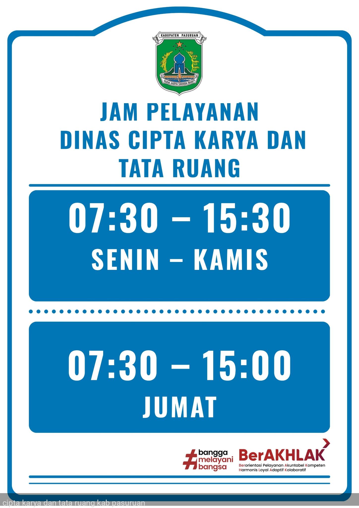 JAM PELAYANAN DINAS