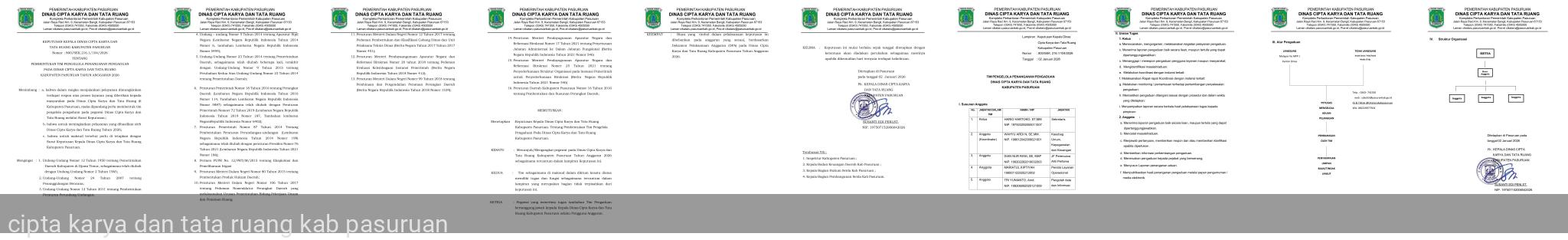 SK PENGELOLAAN PENGADUAN