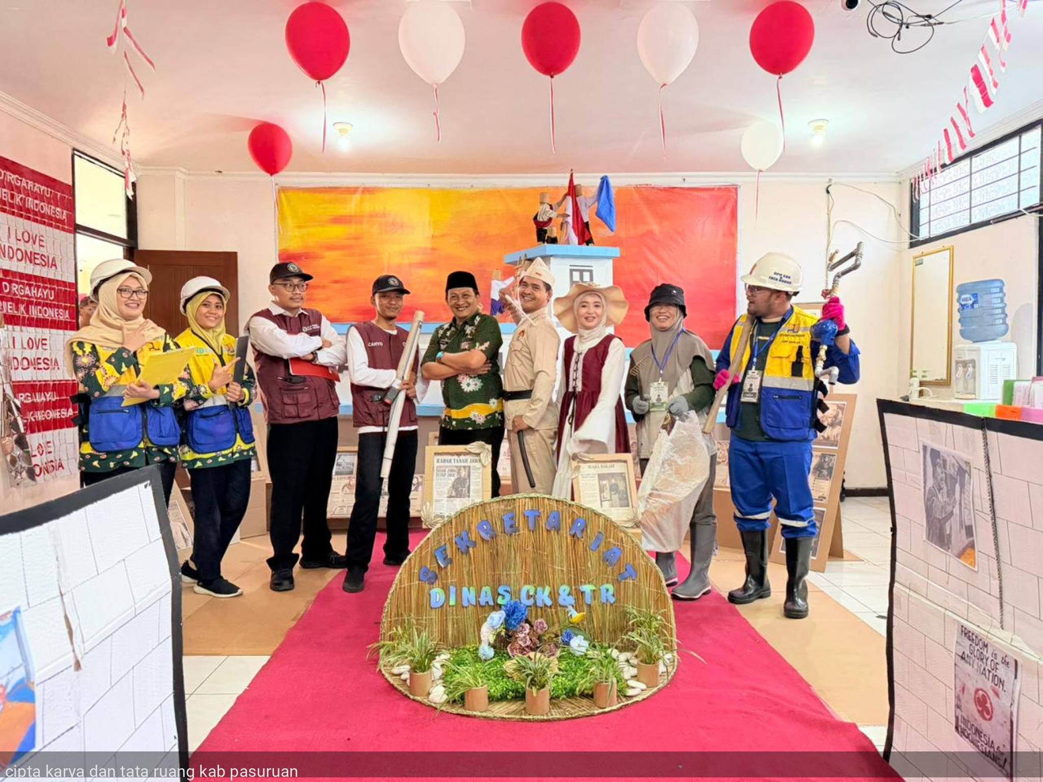 Semarak Lomba HUT RI 81 Dinas Cipta Karya dan Tata Ruang KabupatenPasuruan