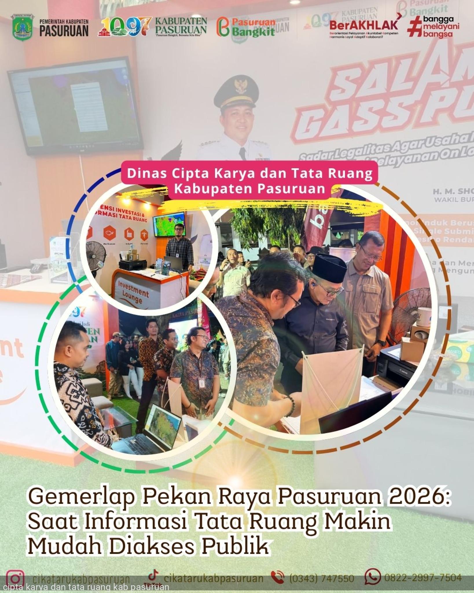 Mendekatkan Pelayanan Publik, Dinas Cipta Karya Kabupaten Pasuruan Hadir di Pekan Raya Pasuruan 2026