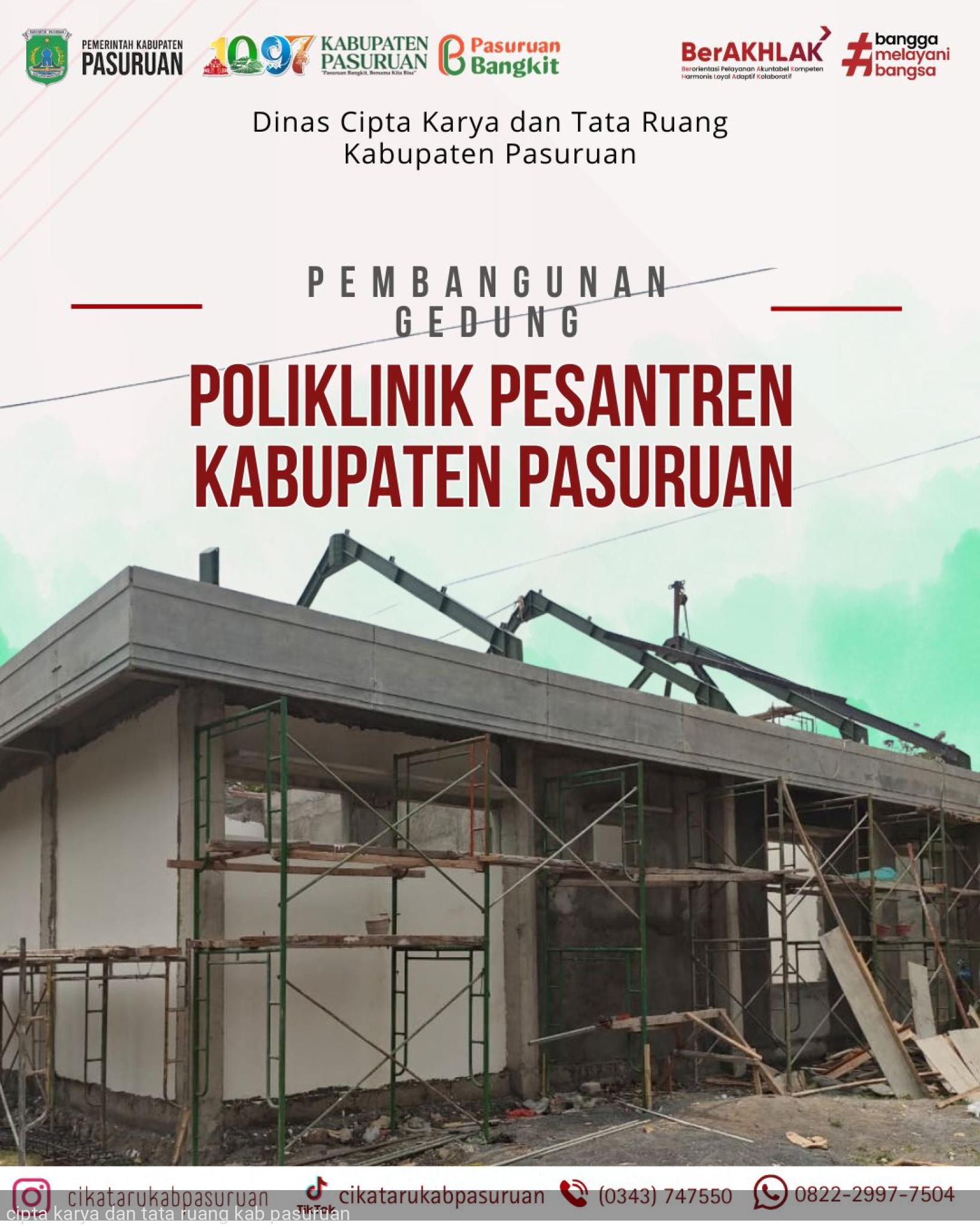 PEMBANGUNAN GEDUNG POLIKLINIK PESANTREN KABUPATEN PASURUAN